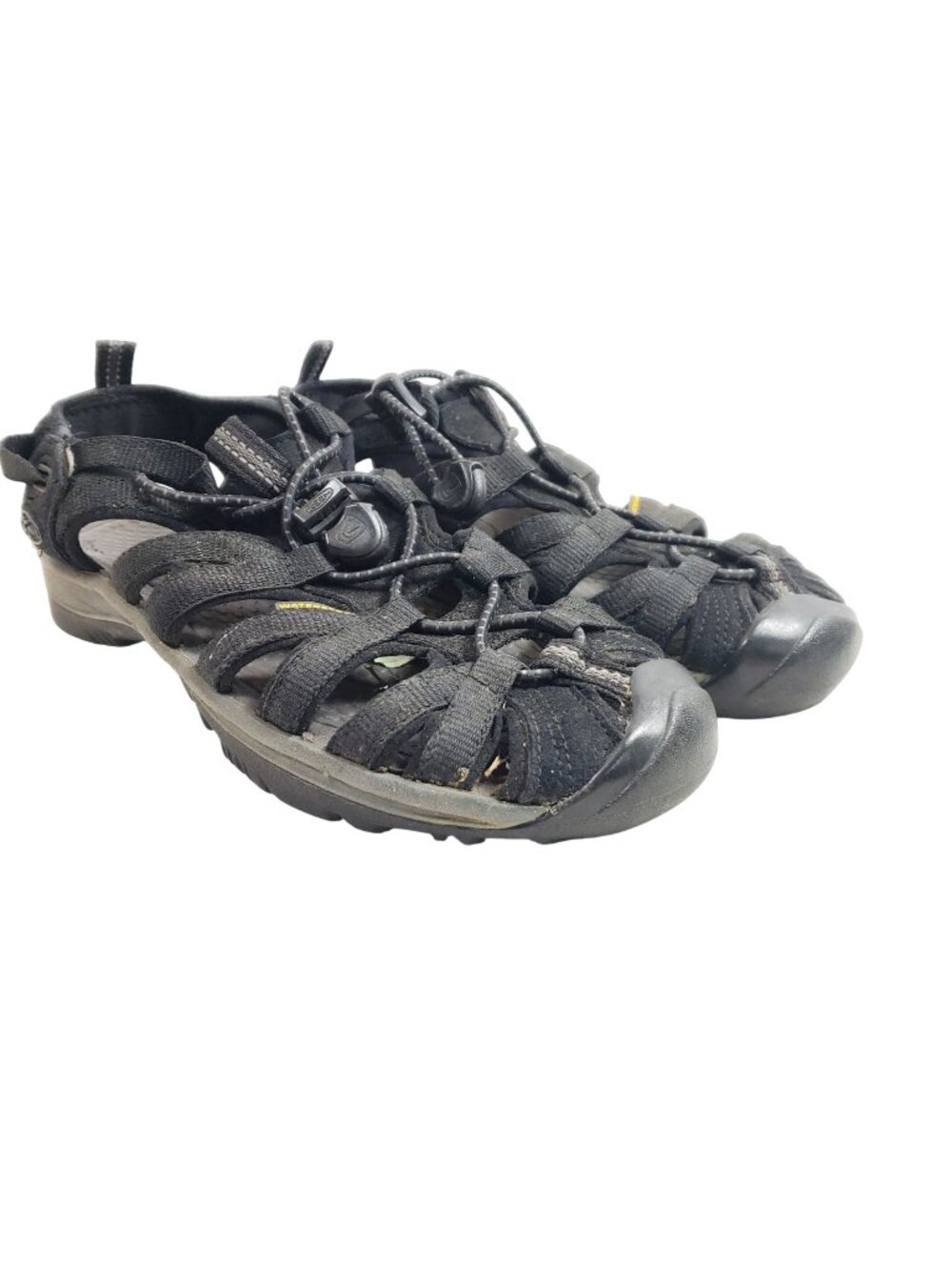 Keen Womens Size 7 Whisper Black Outdoor Hiking Sandals